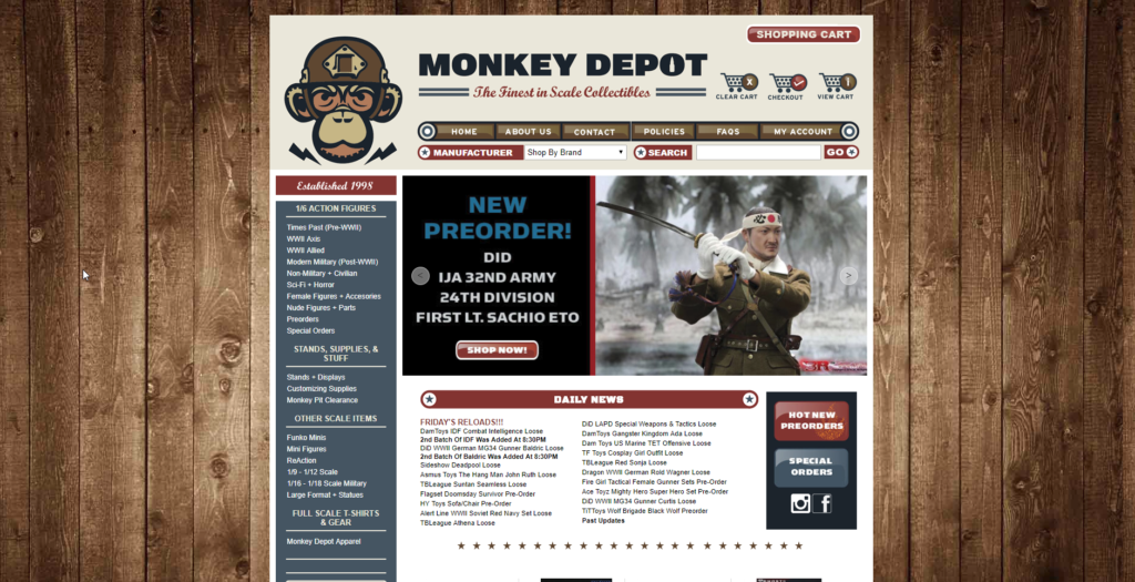 Monkey Depot Volusion