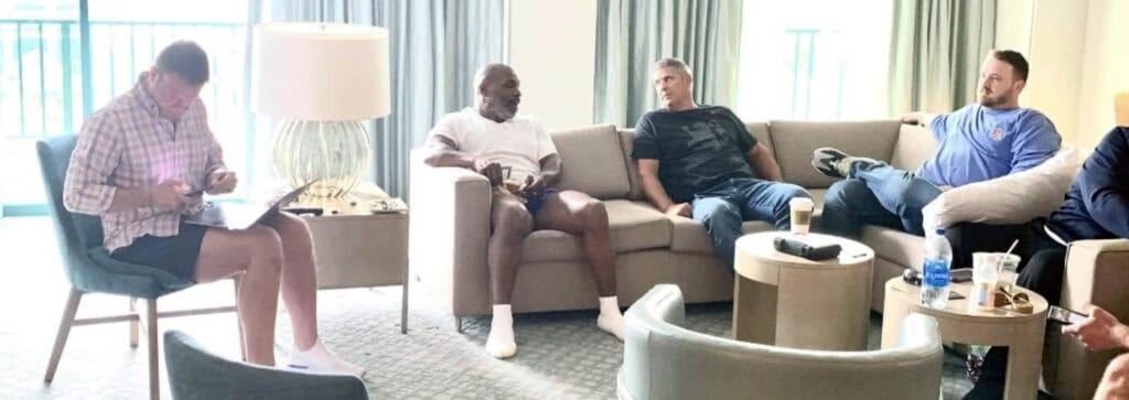 Former heavyweight champion of the world. Former heavyweight champion of the world.