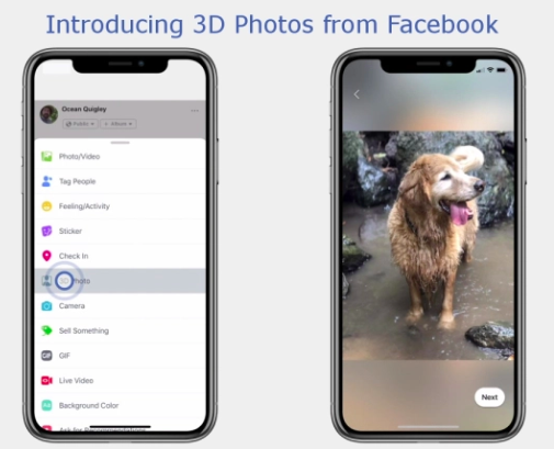 3D Photos Now Rolling out on Facebook and in VR – Facebook 360 Video 2018 10 14 19 13 15